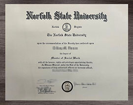 Purchase a Copy of the Norfolk State University diploma online.