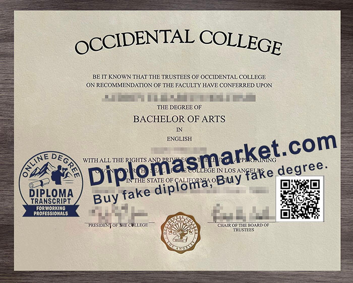 Occidental College degree