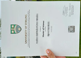 Custom-made high-quality University of Stirling diploma copies.
