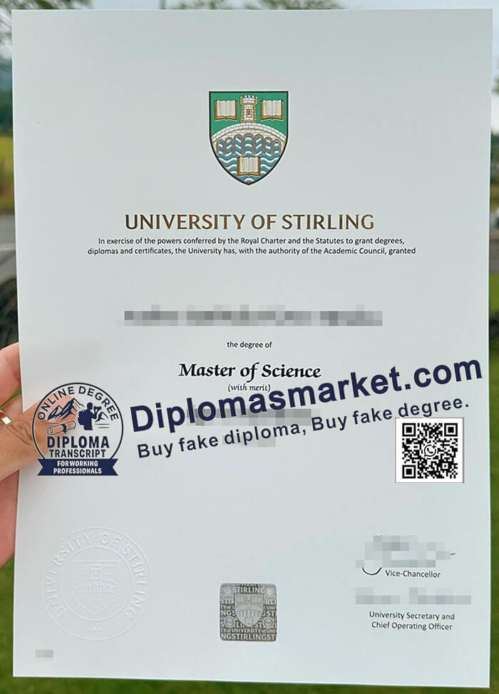 University of Stirling degree