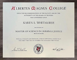 Surprising way to get a Albertus Magnus College diploma online.