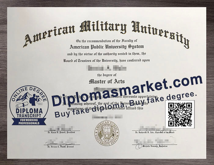 American Military University degree