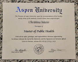 The rates to Buy a copy of a Aspen University diploma online