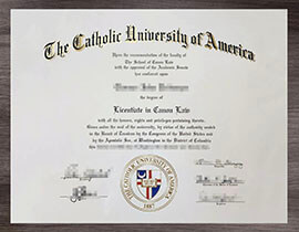 Unusual methods to get a Catholic University of America diploma.
