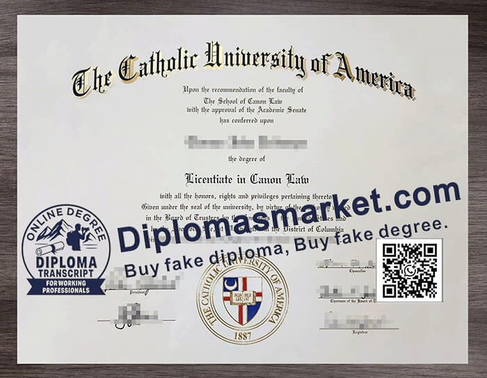 Catholic University of America degree