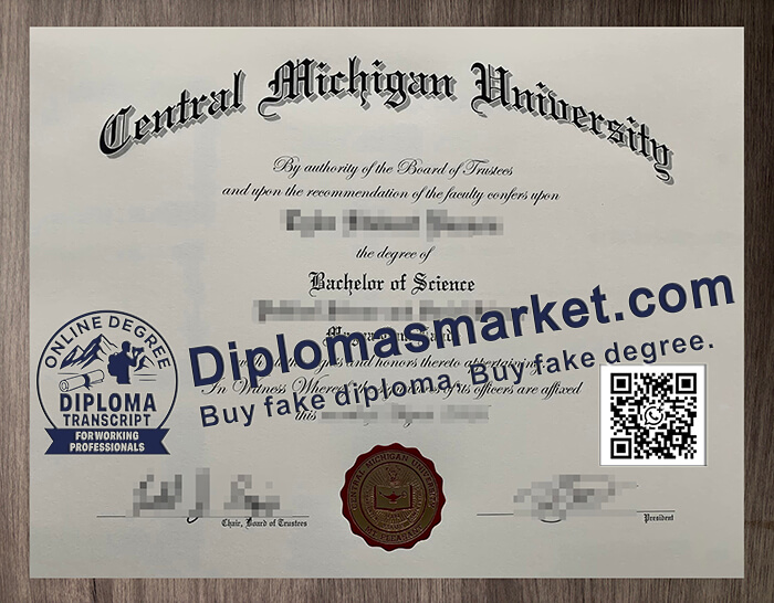 Central Michigan University diploma