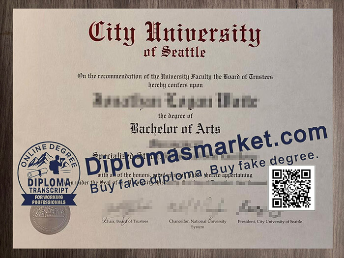 City University of Seattle degree