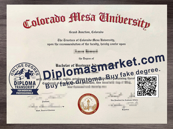 Colorado Mesa University degree
