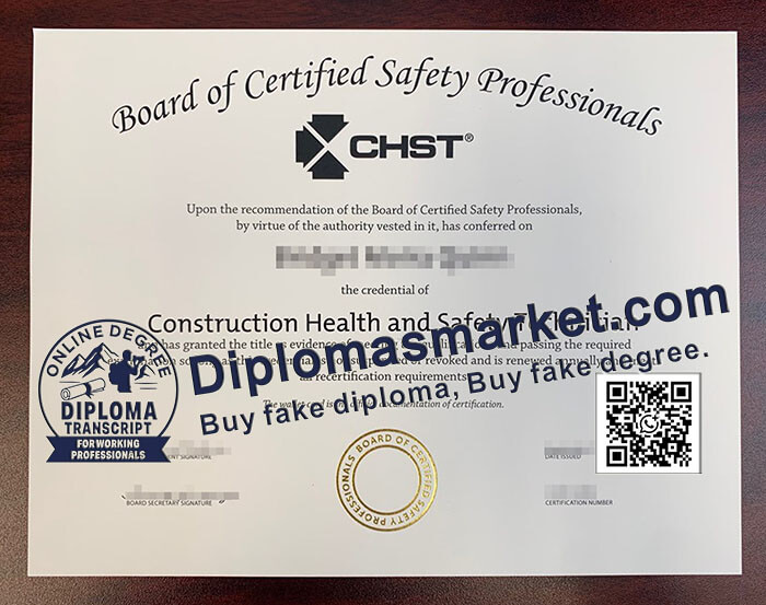 Construction Health and Safety Technician certificate