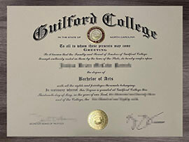 Is it possible to get a replicate Guilford College diploma?