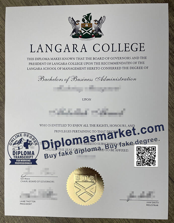 Langara College diploma