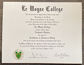 Is it Possible to order a Le Moyne College diploma online?
