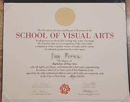 Who can help me obtain a School of Visual Arts diploma online?