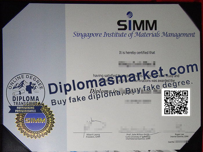 Singapore Institute of Materials Management degree