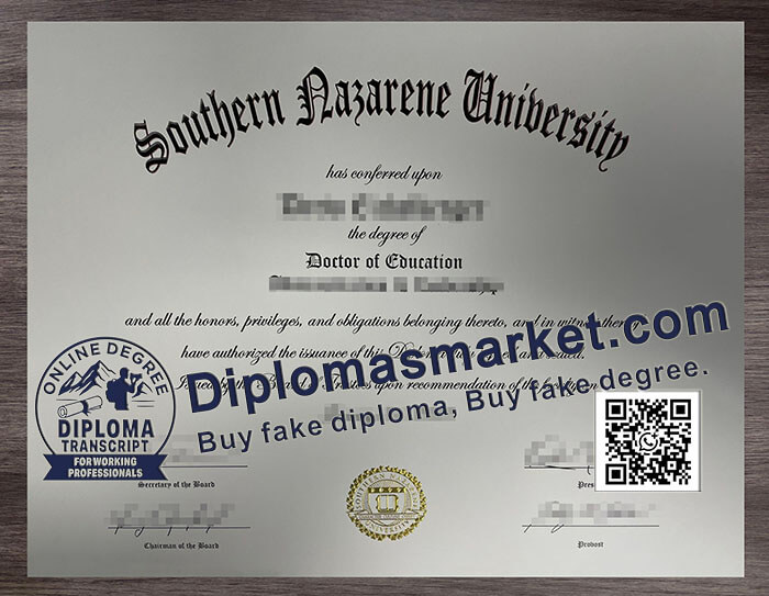 Southern Nazarene University degree