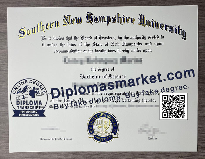Southern New Hampshire University degree