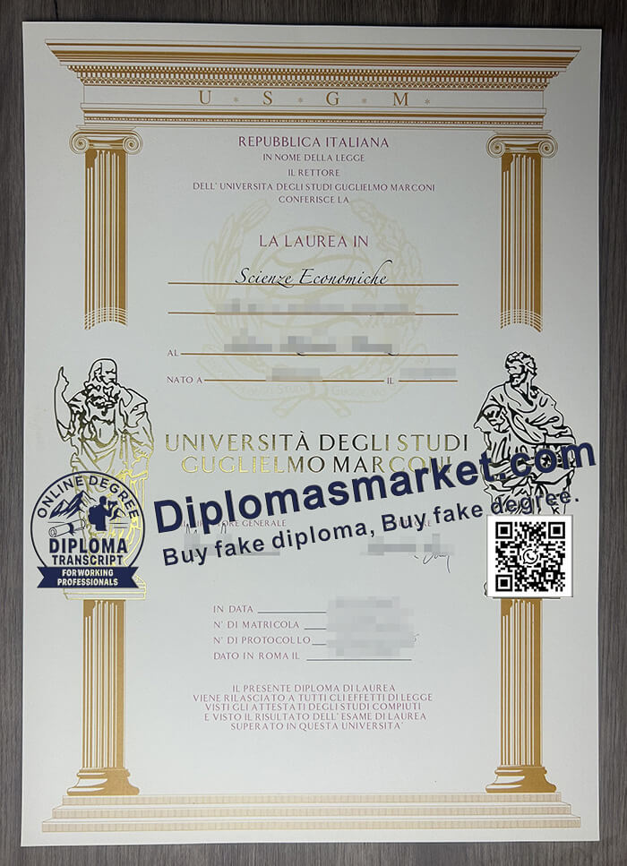 Università Degli Studi Guglielmo Marconi degree
