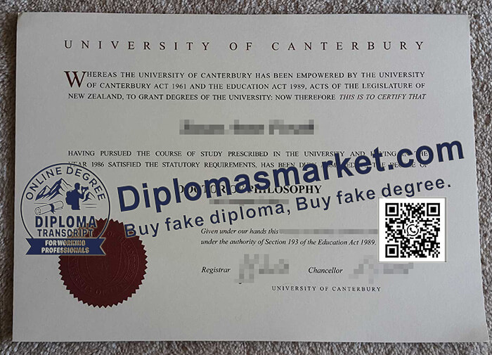 University of Canterbury degree