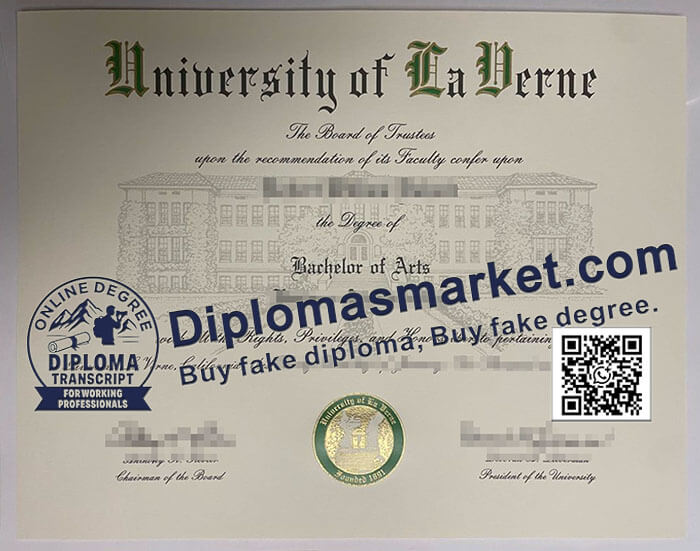 University of La Verne degree