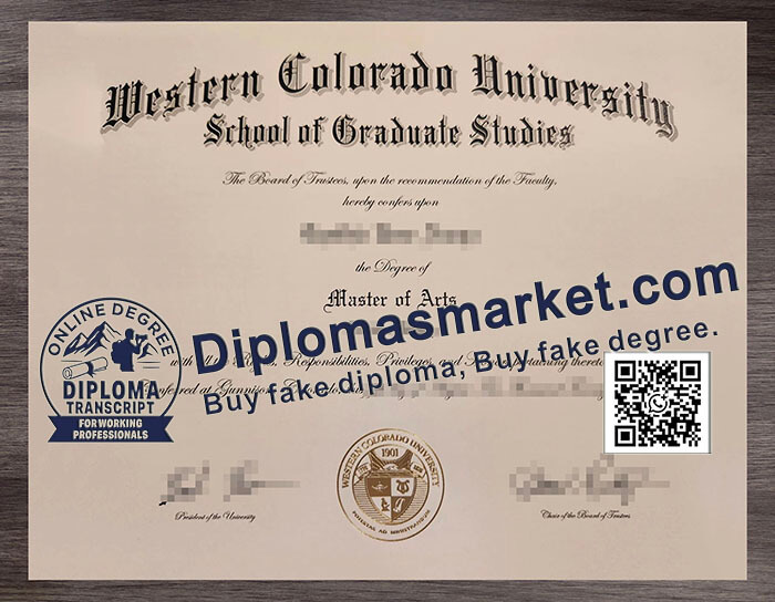 Western Colorado University degree