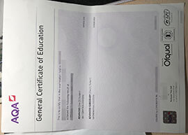 The only tip when you order a AQA GCE certificate online.