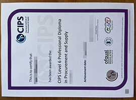 Order a Verified CIPS Level 6 Professional diploma for Your Career.