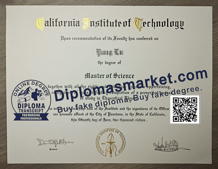 California Institute of Technology diploma