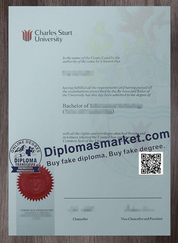 Charles Sturt University diploma