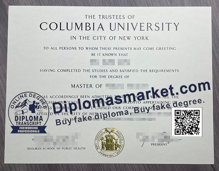 Columbia University degree