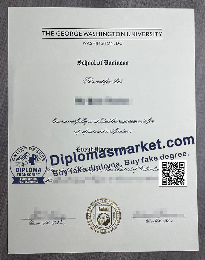 George Washington University degree