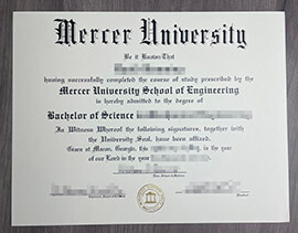 Is it valid to buy a realistic Mercer University diploma in USA?