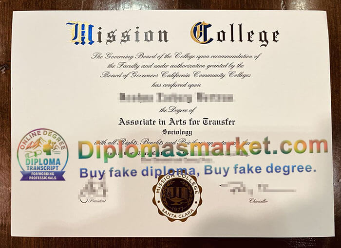 Mission College degree