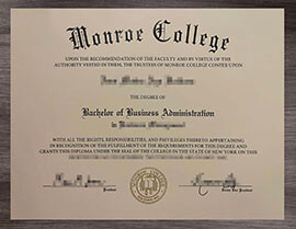 Principles for order a phony Monroe College diploma online.