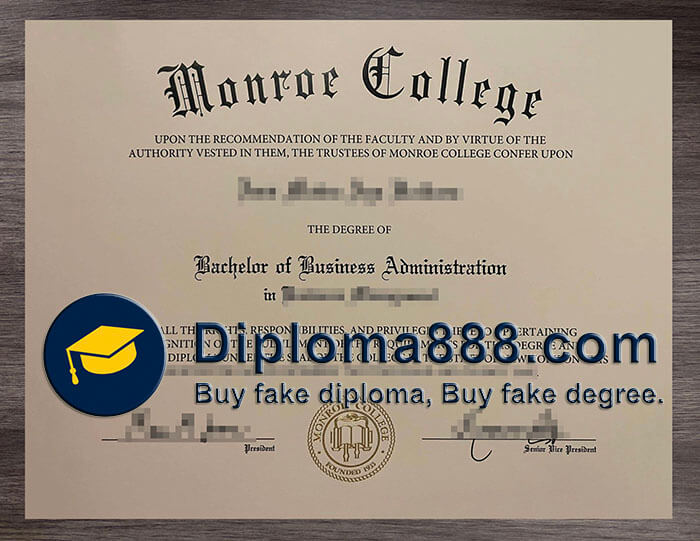 Monroe College degree