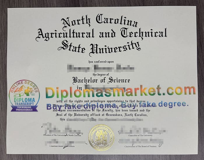 North Carolina A&T State University degree