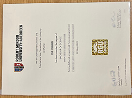 Fast methods to obtain a Robert Gordon University diploma.