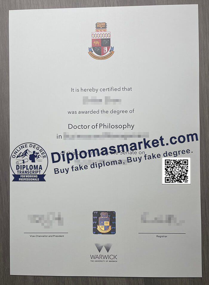 University of Warwick degree
