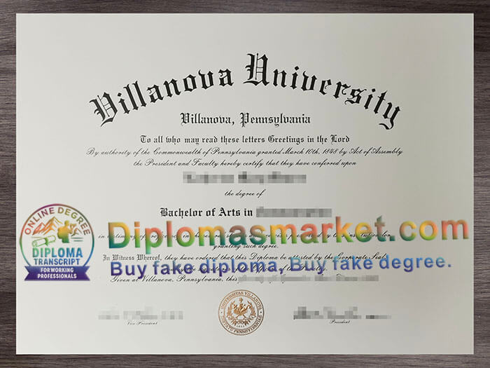 Villanova University degree