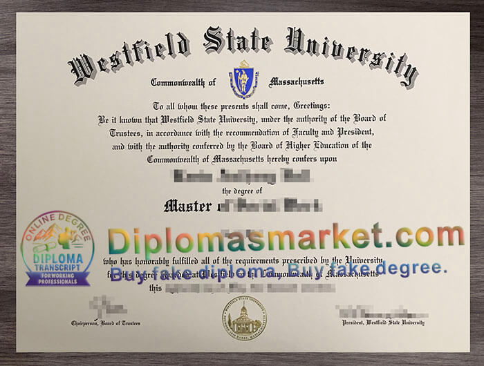 Westfield State University certificate