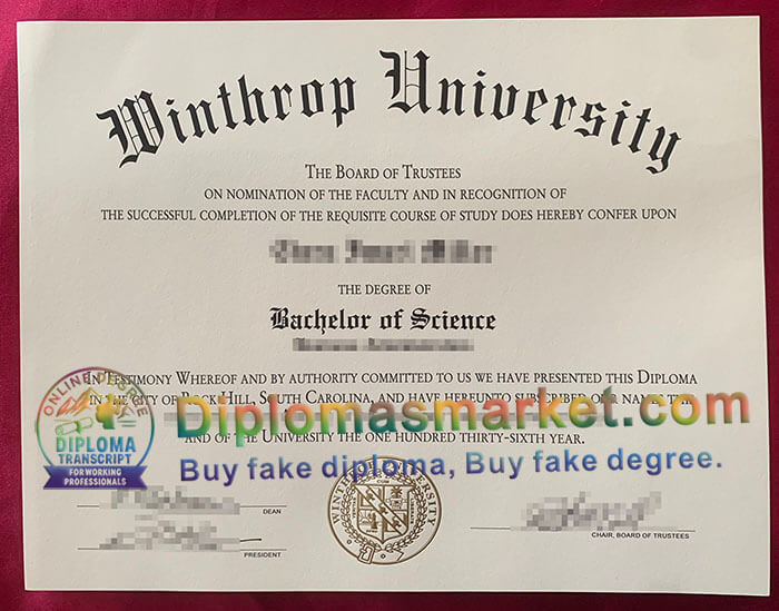 Winthrop University degree