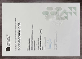 Rapid Delivery: Universität Bielefeld Urkunde Duplicate Services