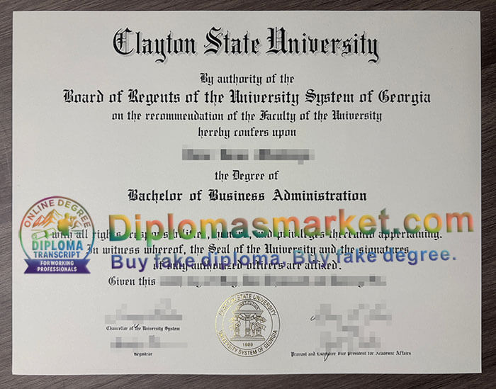 Clayton State University degree