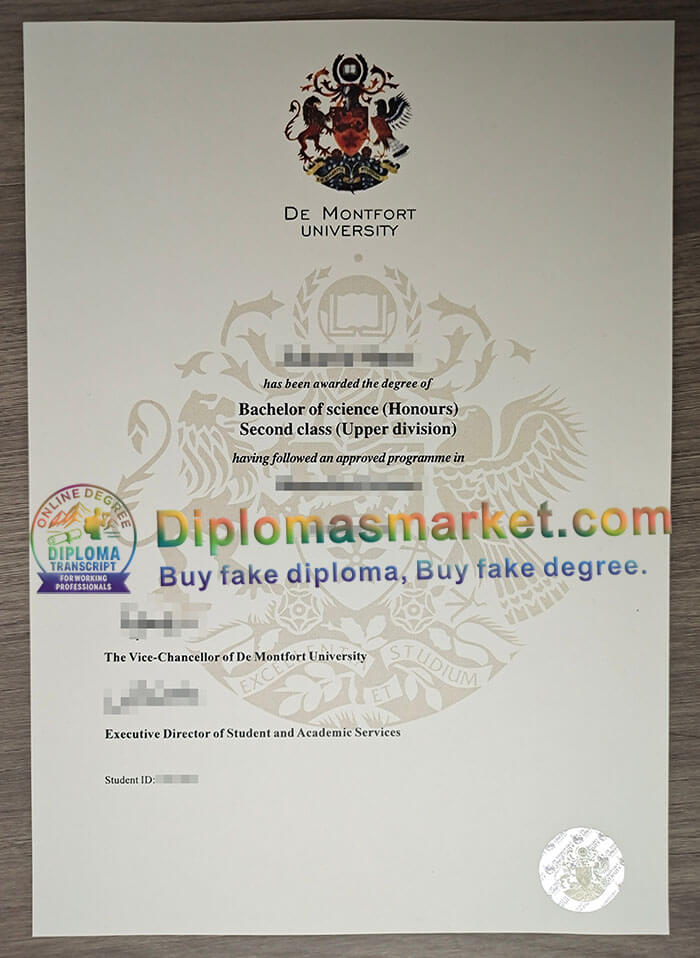 De Montfort University diploma