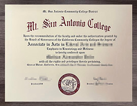 Quickly obtain a copy of your Mt San Antonio College diploma
