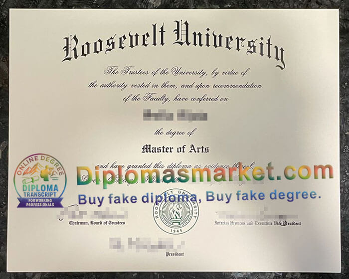 Roosevelt University degree