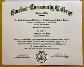 The quick way to Buy a Sinclair Community College diploma.