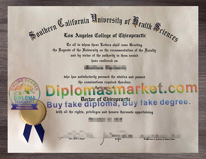 Southern California University of Health Sciences degree