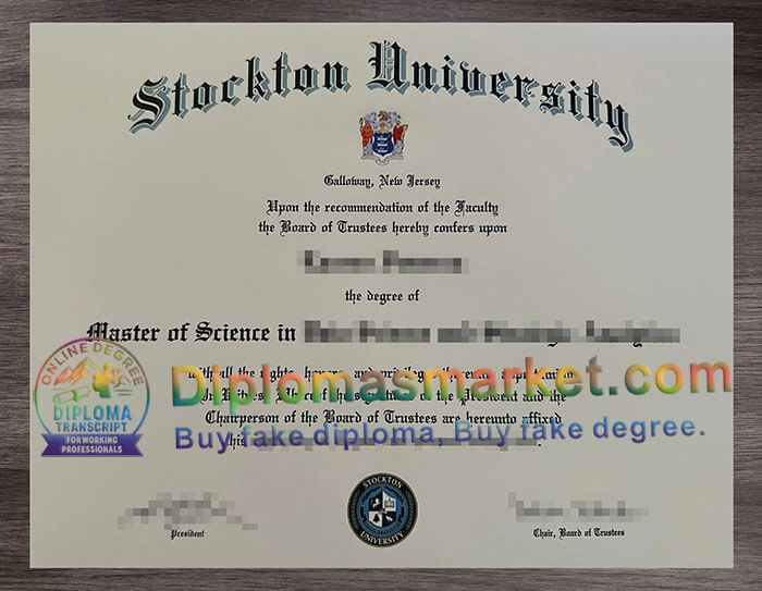 Stockton University degree