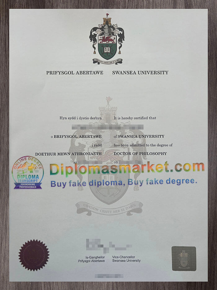 Swansea University diploma