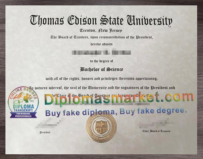 Thomas Edison State University degree